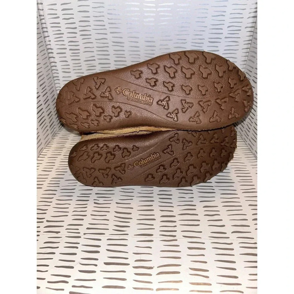 Columbia Sz 7 Waterproof Winter Boots Minx Moccasin Omni Heat Insulated 200 Gram - Picture 7 of 8